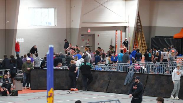 Girls 60 Hurdles Prelims Heat 3