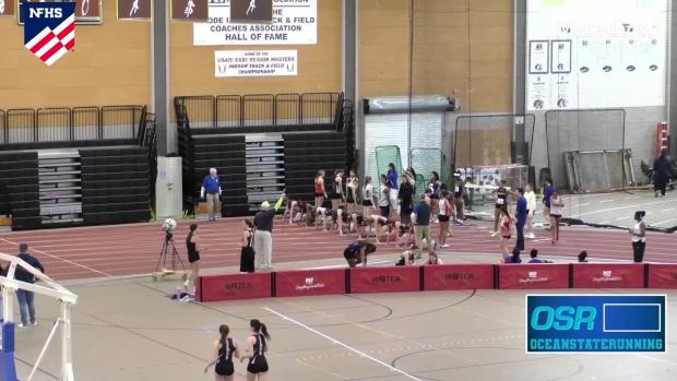 Girls 55 Hurdles Prelims Heat 3