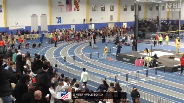 3A Boys 55 Hurdles Prelims Heat 2