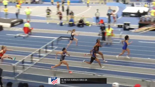 2A Girls 55 Hurdles Prelims Heat 2