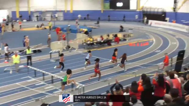 3A Girls 55 Hurdles Prelims Heat 1