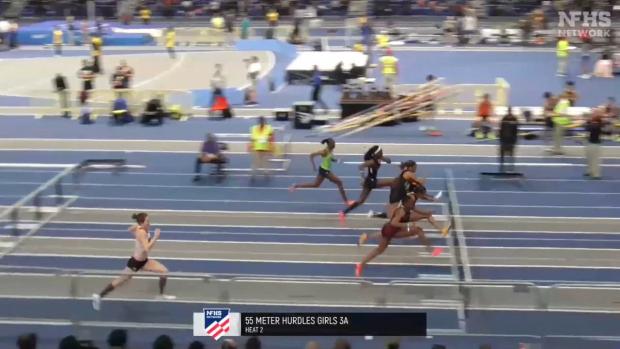 3A Girls 55 Hurdles Prelims Heat 2