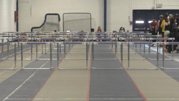 Girls 60 Hurdles Final Section 1