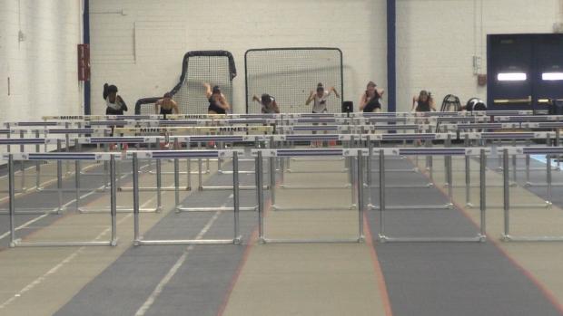 Girls 60 Hurdles Final Section 2