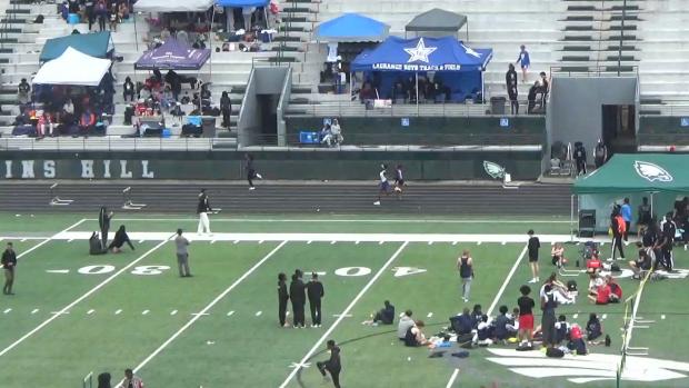 Girls 300 Hurdles Heat 1