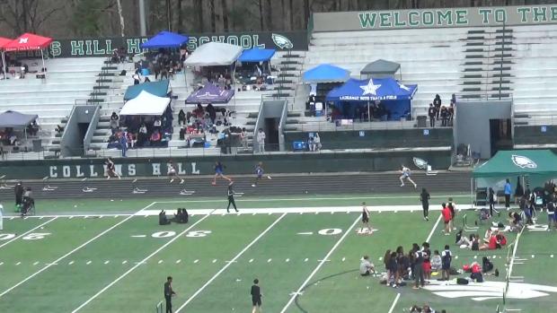 Girls 300 Hurdles Heat 2