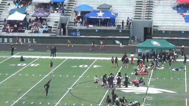 Girls 300 Hurdles Heat 3