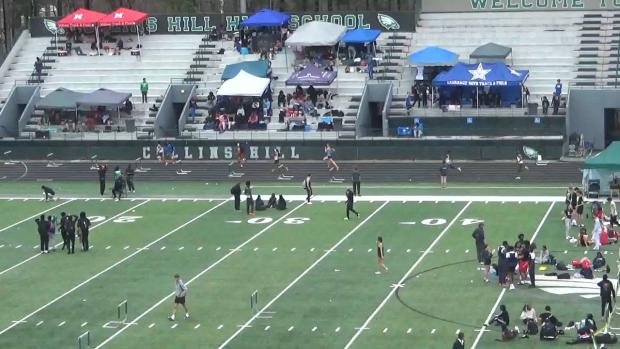 Girls 300 Hurdles Heat 4