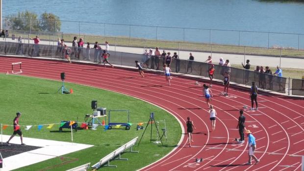Girls 400 Hurdles Heat 4