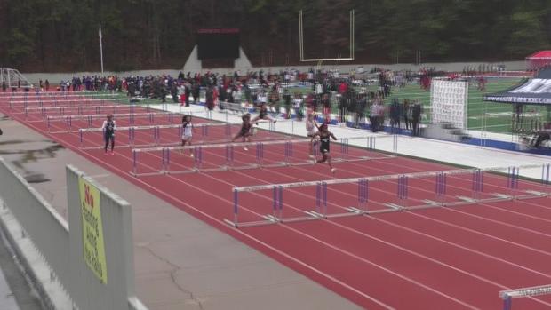 Girls 100 Hurdles Finals Section 4