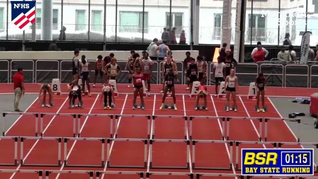Girls 55 Hurdles Prelims Heat 3