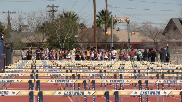 Open Girls 100 Hurdles Finals Section 1