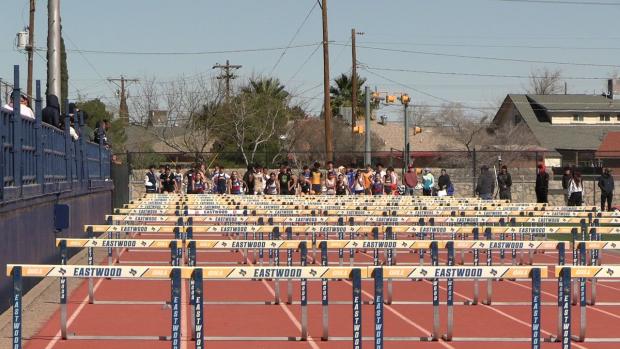 Varsity Girls 100 Hurdles Finals Section 1