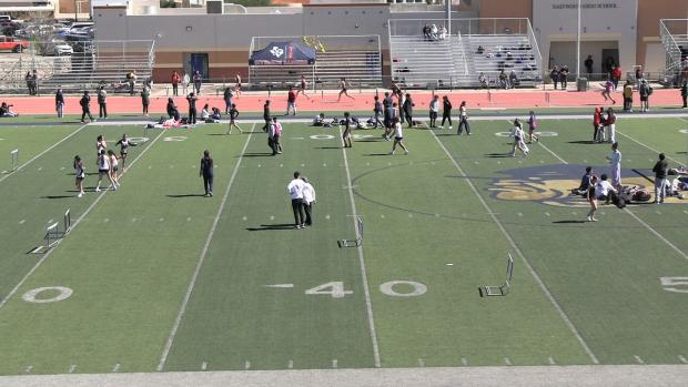 Open Girls 300 Hurdles Finals Section 1