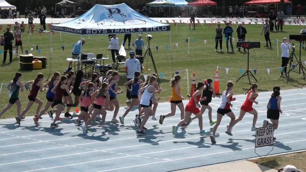 Middle School Girls 1 Mile Finals Section 1