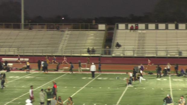 Girls 300 Hurdles Finals Section 4