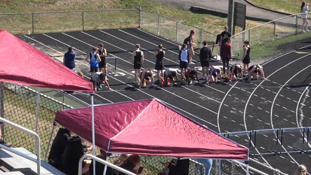 Boys 110 Hurdles Finals Section 1