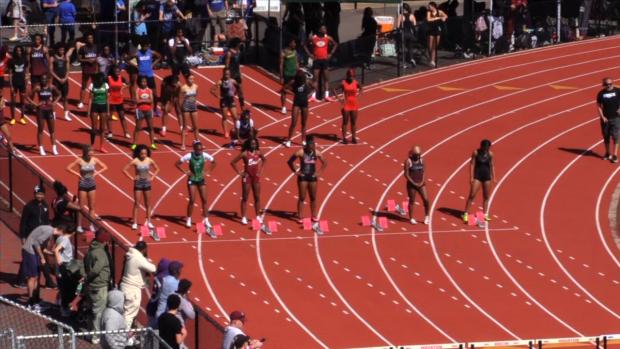 Varsity Girls 100 Hurdles Finals Section 1