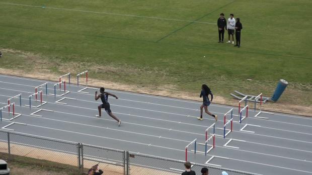 Boys 4x110 Shuttle Hurdle Relay Finals Section 1