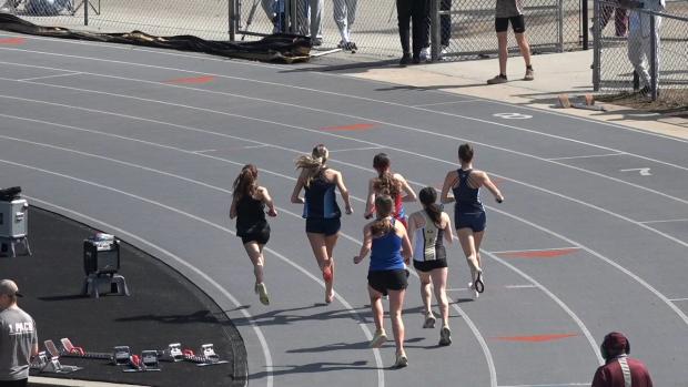 Girls Distance Medley Relay Finals Section 1