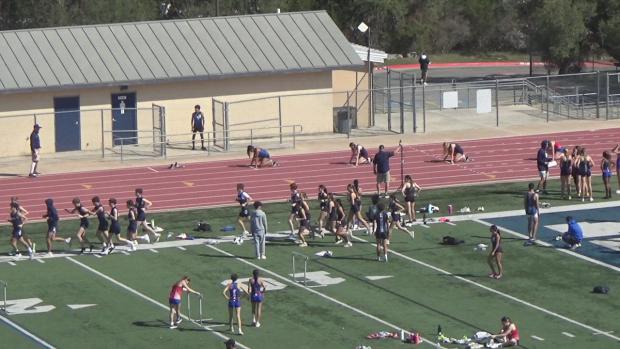 JV Girls 300 Hurdles Finals Section 1