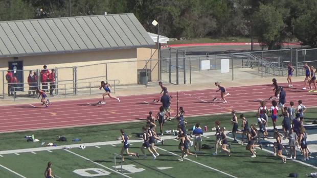 JV Girls 300 Hurdles Finals Section 2