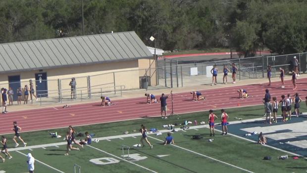 Girls 300 Hurdles Finals Section 1