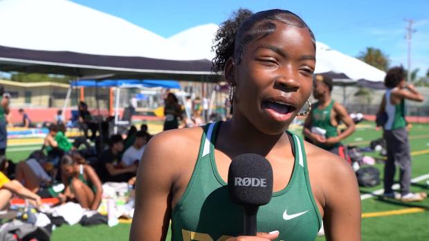 Laila Kirk and Top 400m Runners at Trackrabbit