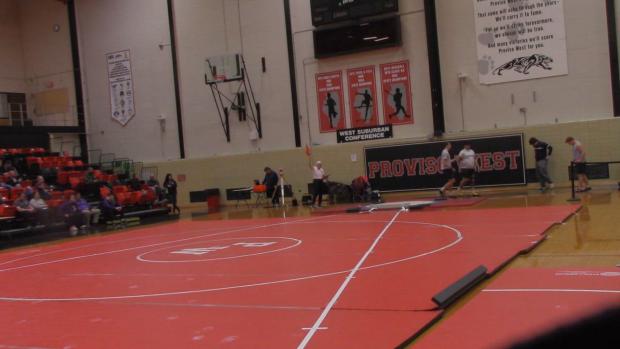 Varsity shot put, Downers South attempt 5