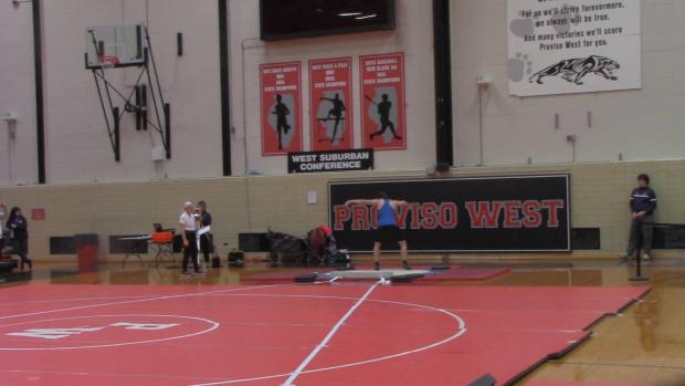 Varsity shot put, Joey Bockwell attempt 5