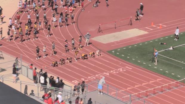 JV Girls 100 Hurdles Finals Section 2