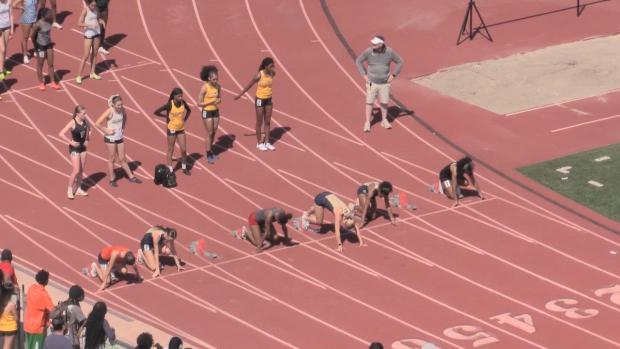 JV Girls 100 Hurdles Finals Section 4