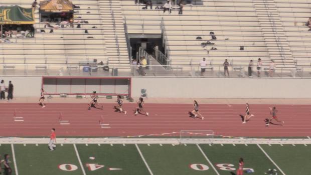Girls 300 Hurdles Finals Section 1