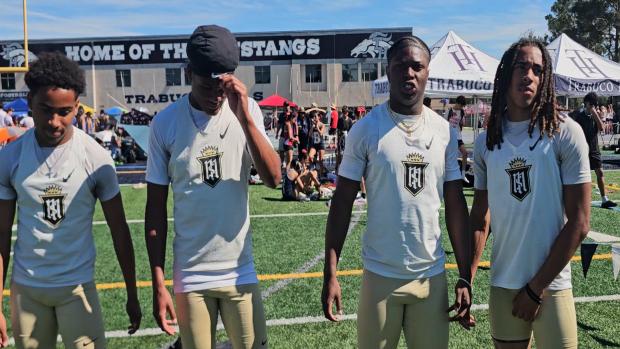 Servite's Harris, Pelovello, Wells, Wells 100M Top 4 Sweep