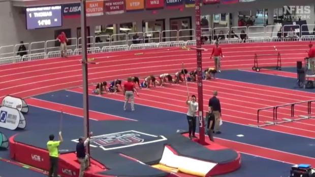 Girls 55 Hurdles Prelims Heat 2