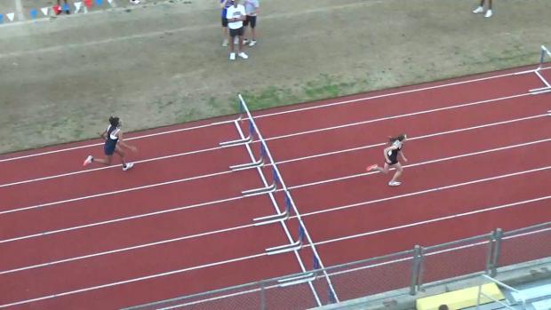 Girls 100 Hurdles Heat 4