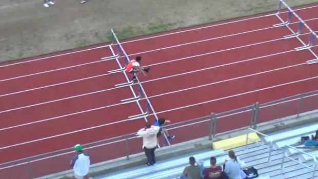 Boys 100 Hurdles Heat 2