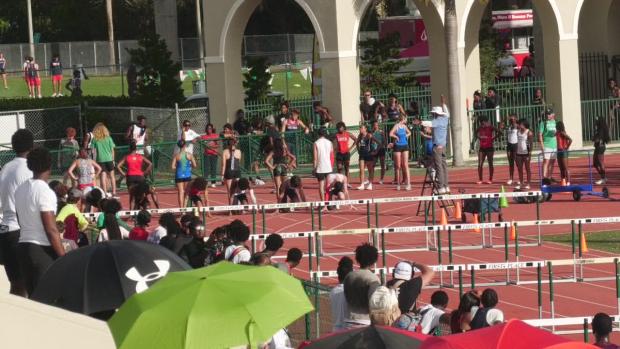 Boys 110 Hurdles Heat 4