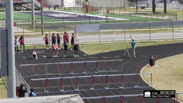 Boys 110 Hurdles Finals Section 1