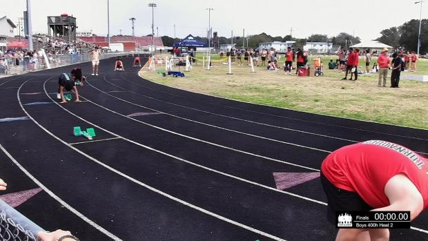 Boys 400 Hurdles Finals Section 2