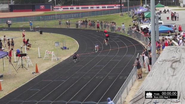 Boys 400 Hurdles Finals Section 1