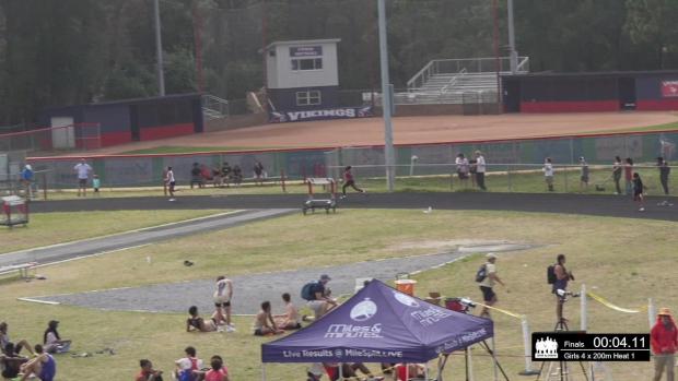 Girls 4x200 Relay Finals Section 1