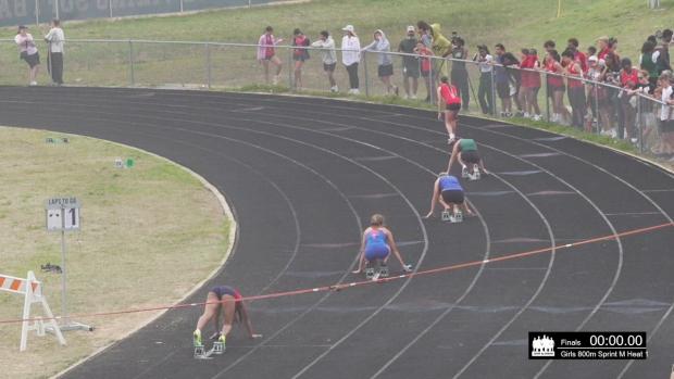 Girls 800 Sprint Medley Relay Finals Section 1