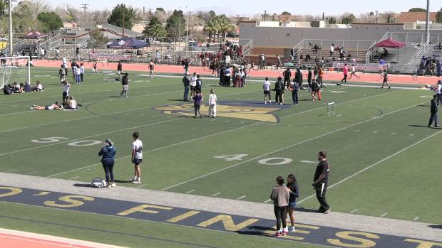 Open Girls 300 Hurdles Finals Section 1