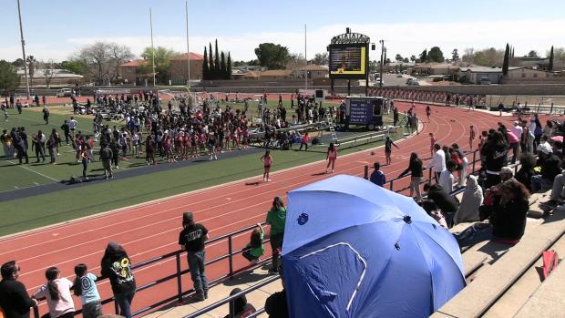 Varsity Girls 4x400 Relay Finals Section 1