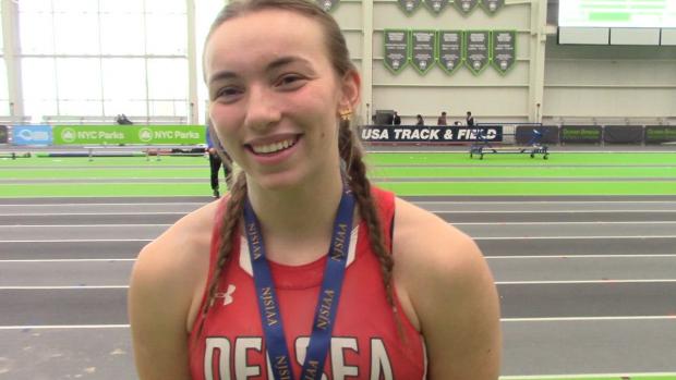 Interview With Girls Shot Put Winner Hannah Nuhfer