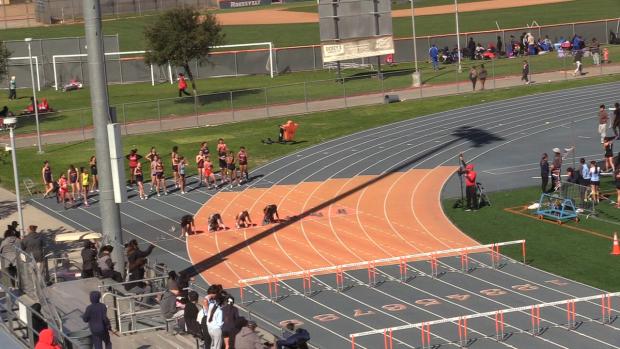 JV Girls 100 Hurdles Finals Section 1