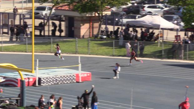 Varsity Girls 4x100 Relay Finals Section 1