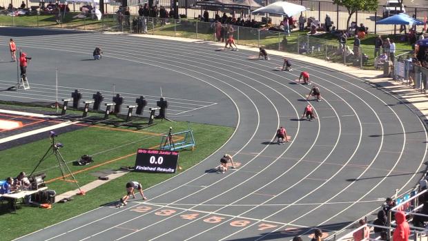 JV Girls 4x100 Relay Finals Section 1