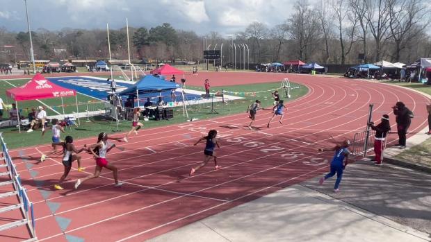 Girls 100 Hurdles Finals Section 4